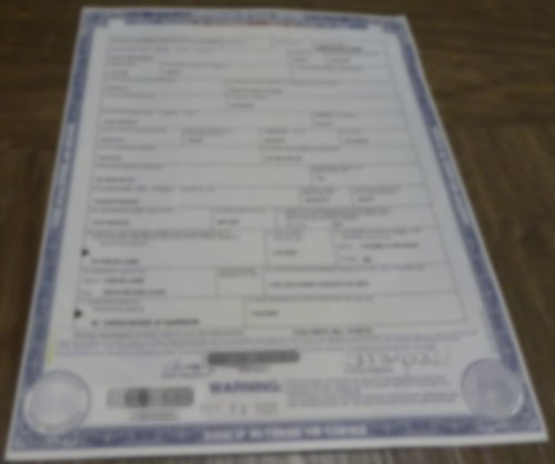 BirthCertifcateを米国から取り寄せる方法